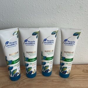 Head And Shoulders Supreme Nourish & Smooth Conditioner 4 Pack Lot 9.4 Oz Each